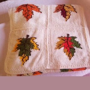 Knitted Fall Blanket